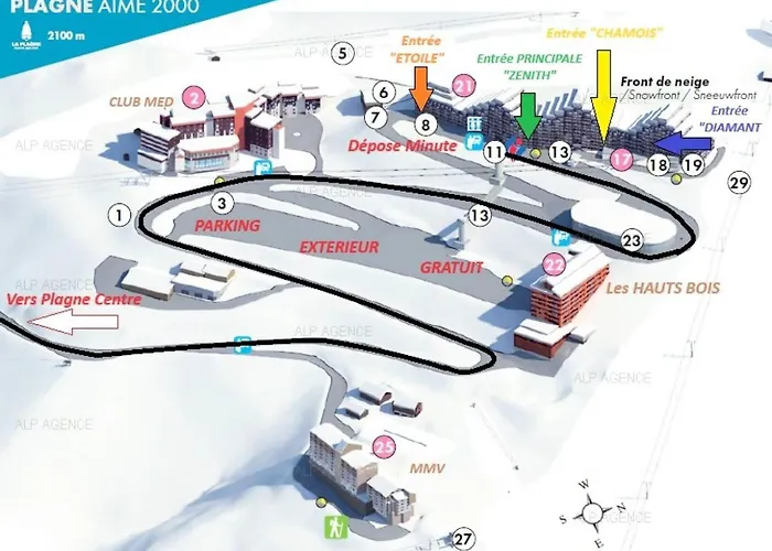 Aime 2000 - 3 Pieces 6 Pers - Aime 2000 - Plagne Aime 2000 - C125a2 Mae-6284 Appartement *